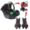 Fotelik BIUCO 0-13kg + Adaptery kompatybilne do ROAN IVI 1.0/2.0